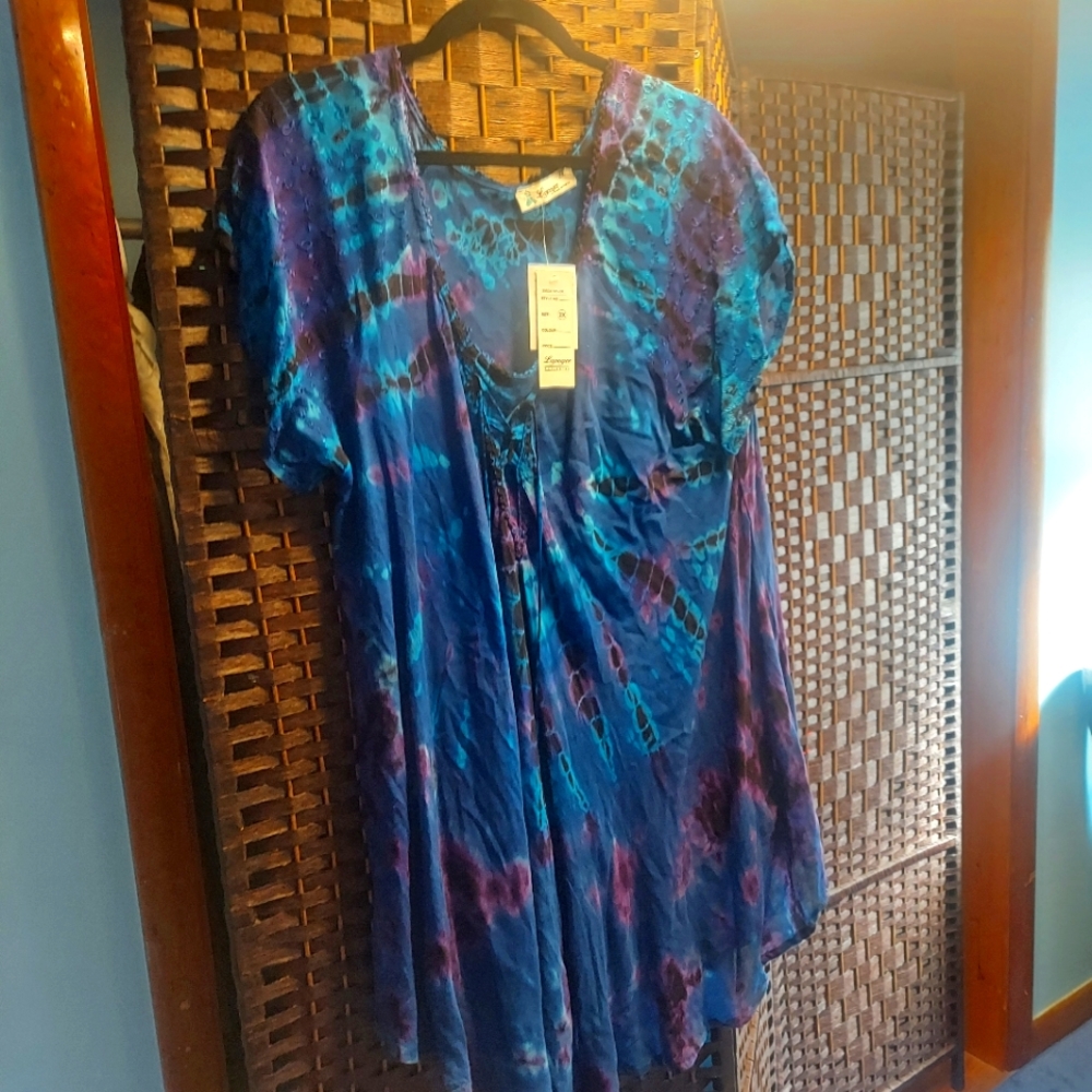Tye Dye Peasant Top!